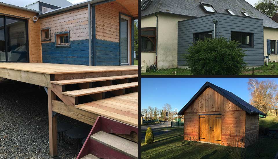 Construction et extension de maison individuelle en bois