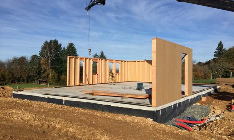 Construction de maison ossature bois - Arnac-Pompadour - ENT. PEYRAMAURE et Fils